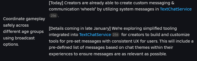 Idea for a Quick Chat System or Call out System - Platform Usage ...