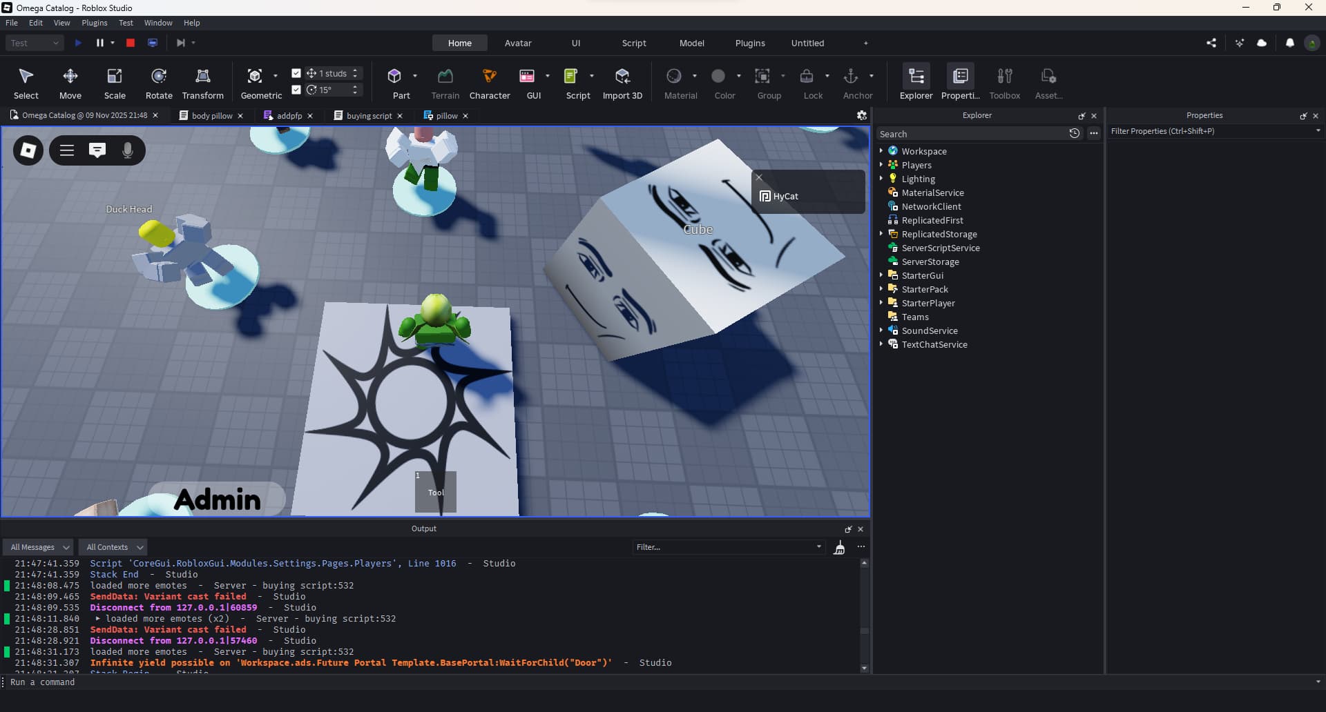 Every playtest disconnects client - Studio Bugs - Developer Forum | Roblox