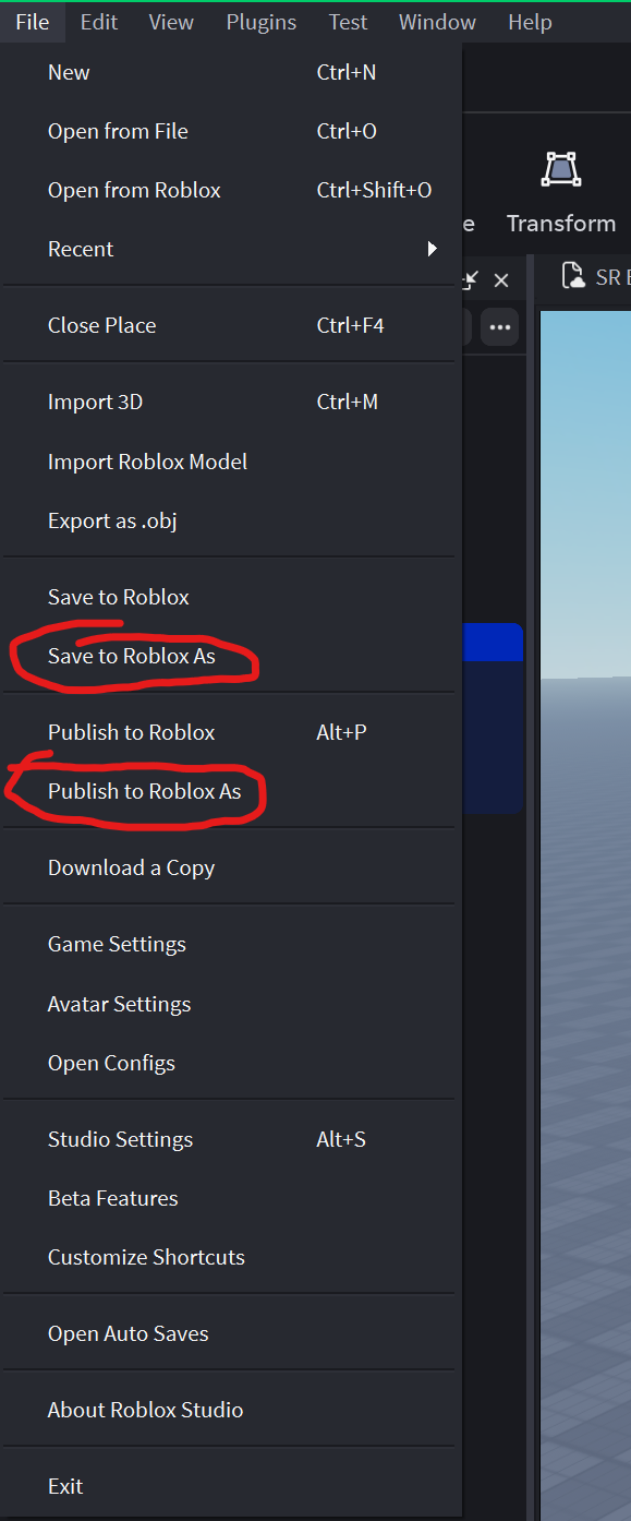 Roblox Testing Block How to make a test/development place? - Scripting Support - Developer ...