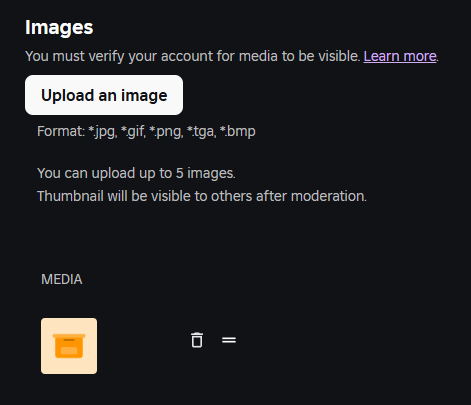 How to set a thumbnail for a creator store item - Platform Usage ...