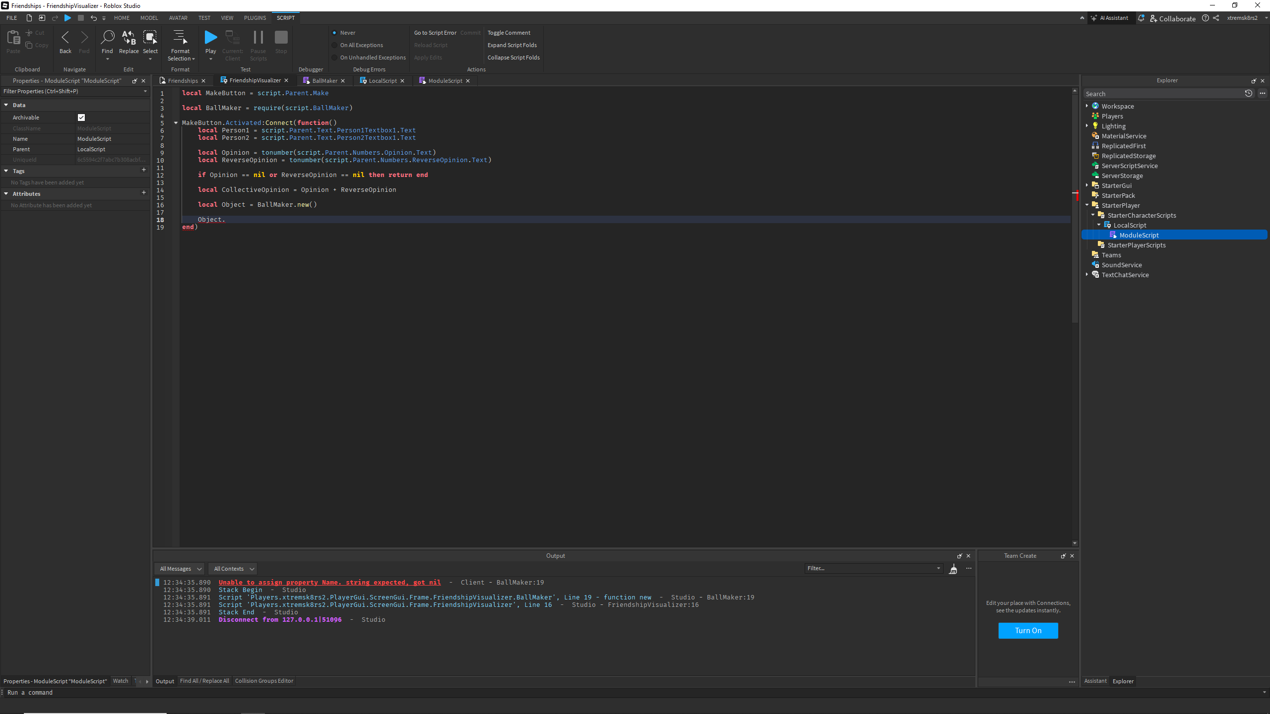 Conditionals in oop messing with type annotations - Scripting Support ...