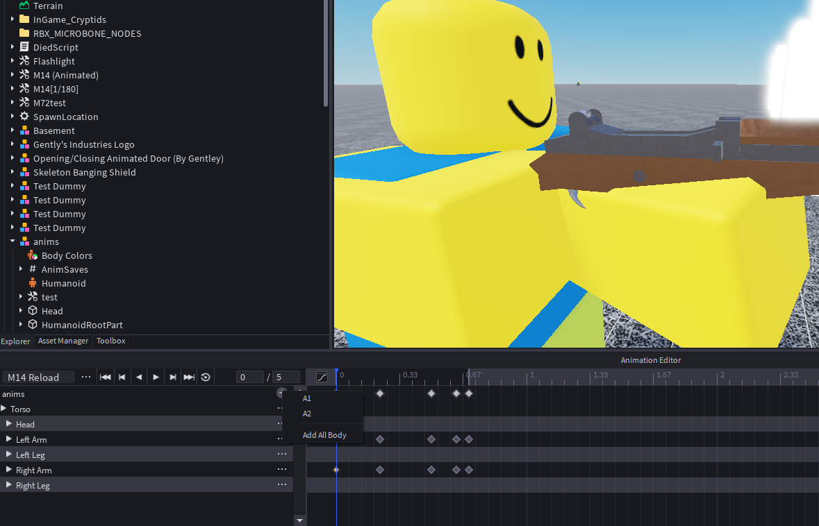 Animation tracks not showing whenever I click on the track. - Studio ...