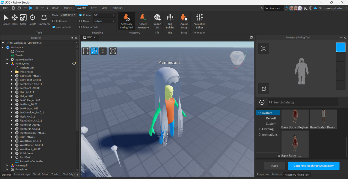 Layered clothing hair, help - Art Design Support - Developer Forum | Roblox