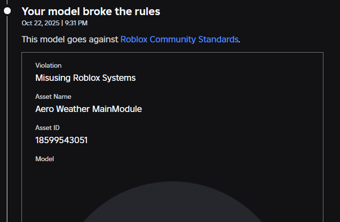 Audios taken down months later - Platform Usage Support