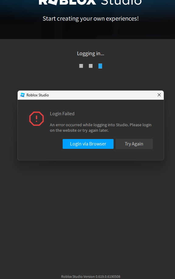 Latest Studio Update Removes Log In Ability Platform Usage Support 