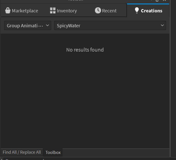 Group Animations not showing in toolbox - Studio Bugs - Developer Forum ...