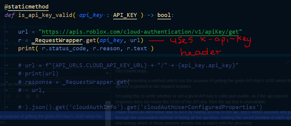 Finding the UUID of the given API Key secret via Web-points - Platform ...