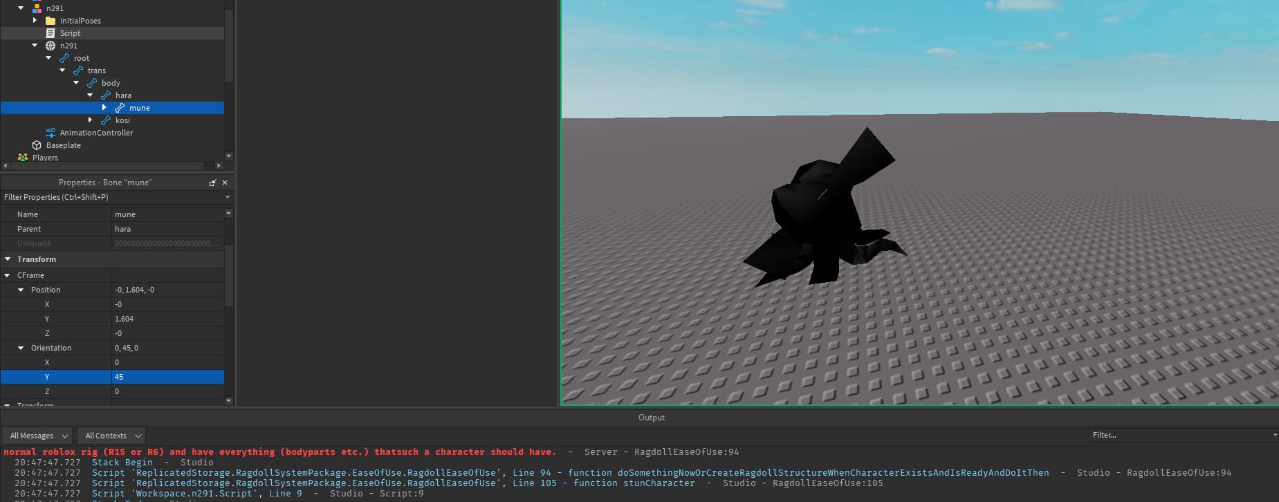 Ragdoll system: joint spesific ragdolling and more - Page 3 - Community ...