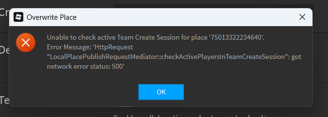 Online features failing to work - Studio Bugs - Developer Forum | Roblox