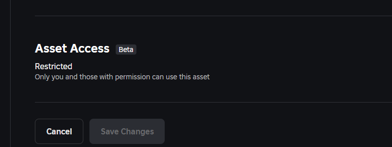 Improving Animation Asset Permissions - Page 3 - Announcements