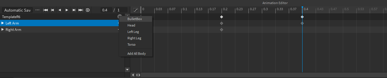 Motor6D Part's Keyframe Refuses To Show In Animation Editor - Platform ...
