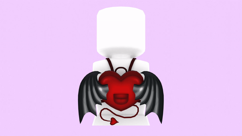 Goth Heart Backpack