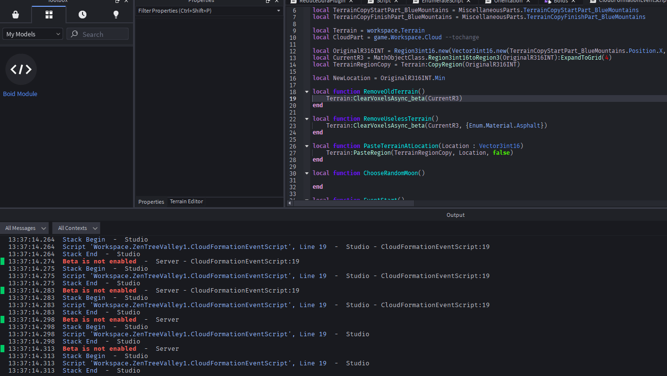 Feedback on "Terrain:ClearVoxelsAsync_beta" - Documentation Issues ...