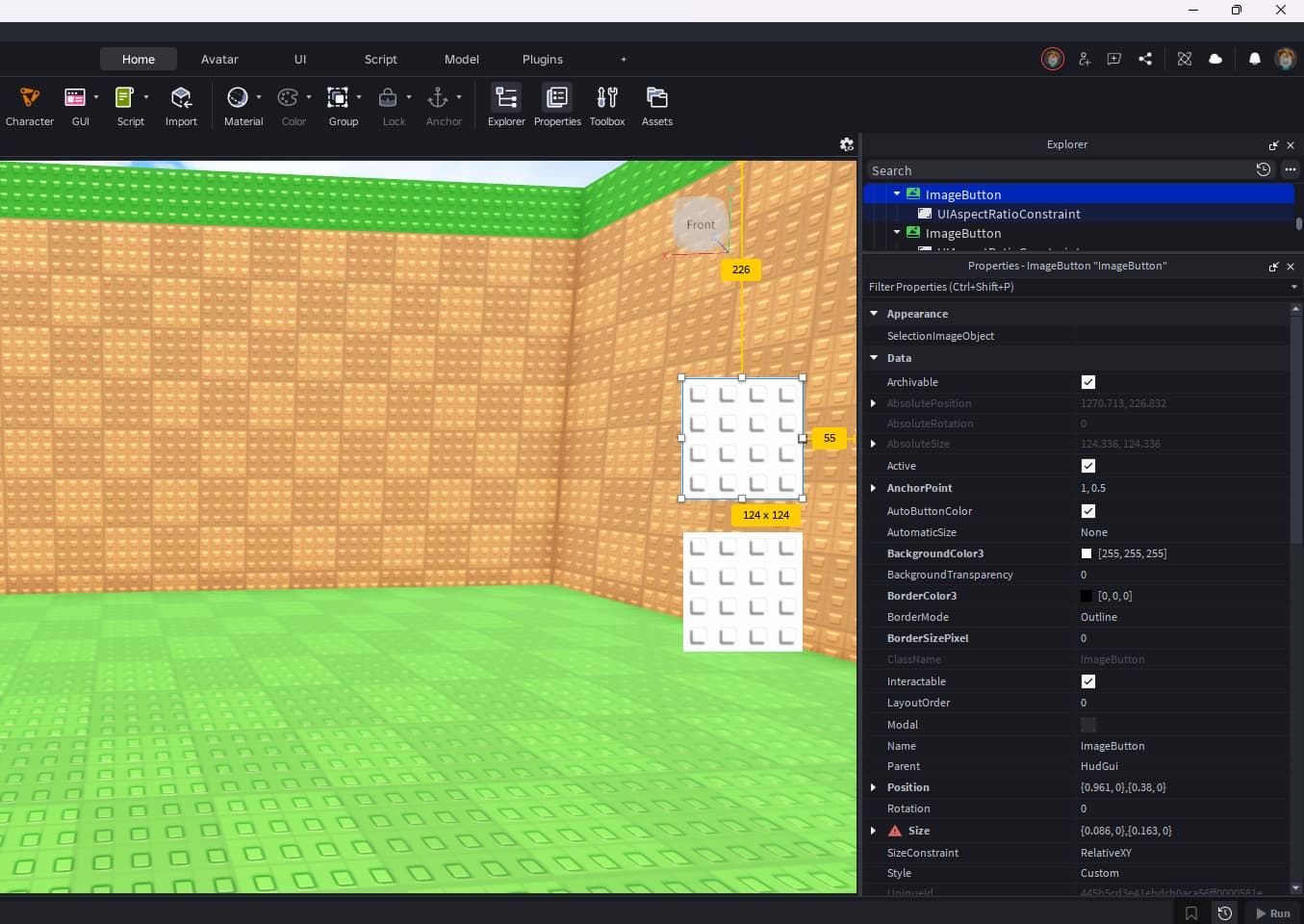 UI buttons move incorrectly on different screen sizes - Art Design ...