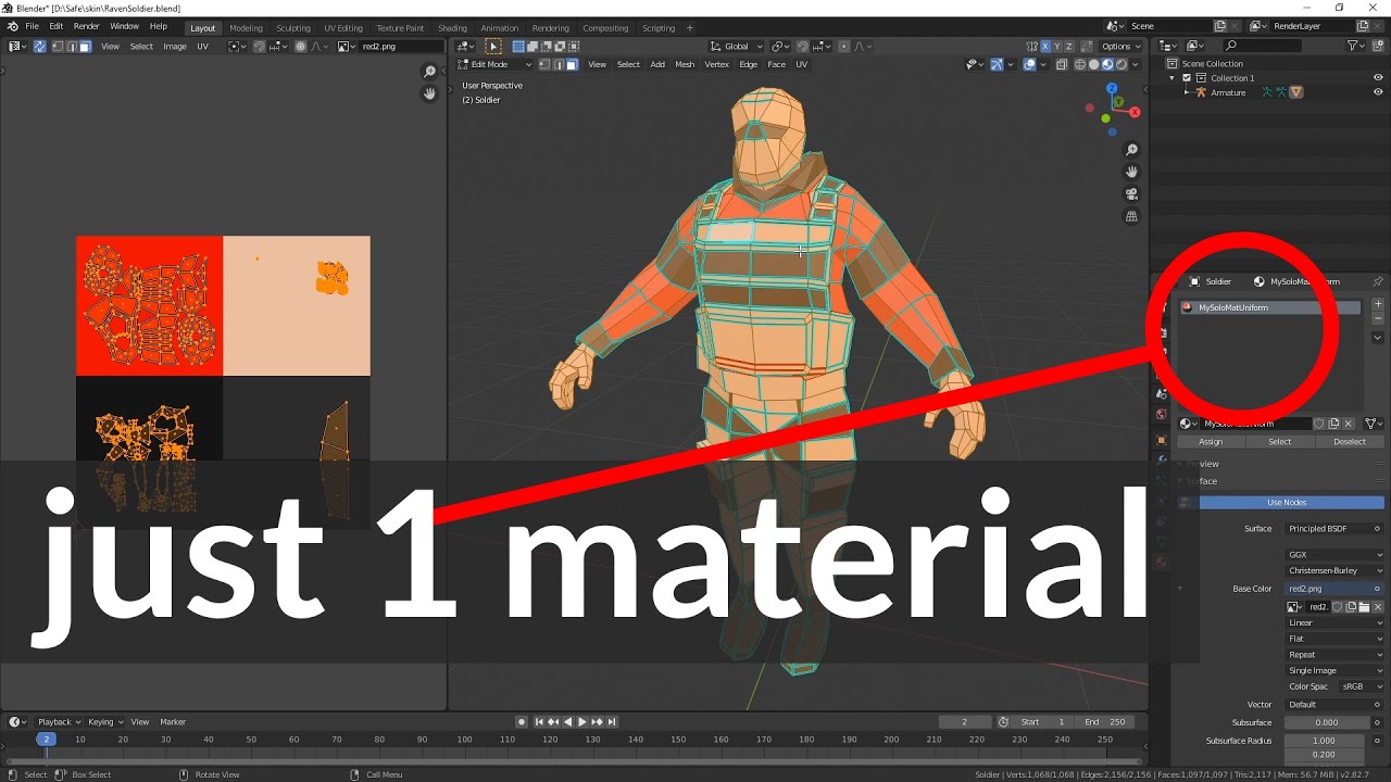 OBJ material not importing into Blender correctly - Art Design Support ...