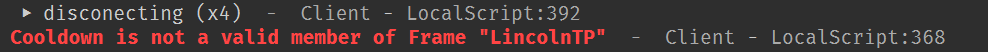Connections appearing to not disconnect - Scripting Support - Developer ...