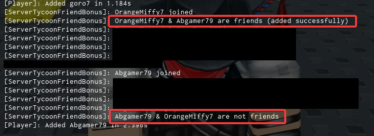 Inconsistent Player:IsFriendsWith() return - Engine Bugs - Developer ...