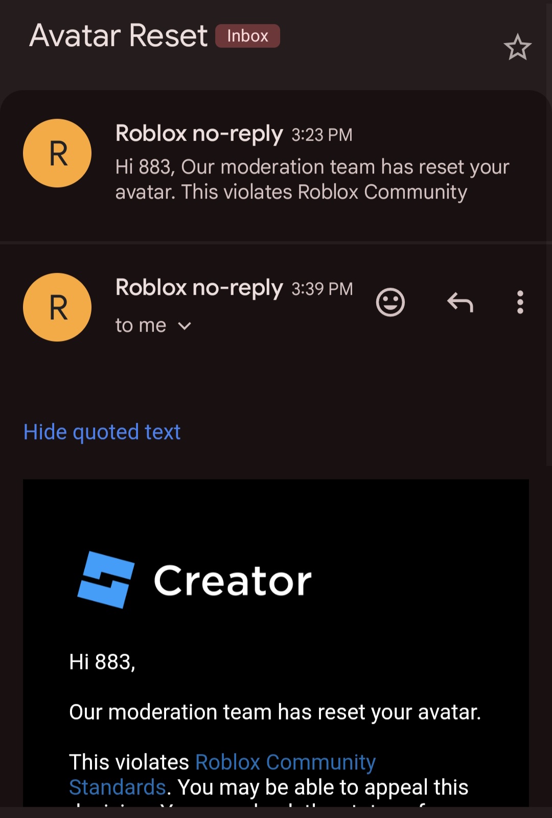 Possible Exploit In Roblox S AI Moderation System Causing False 