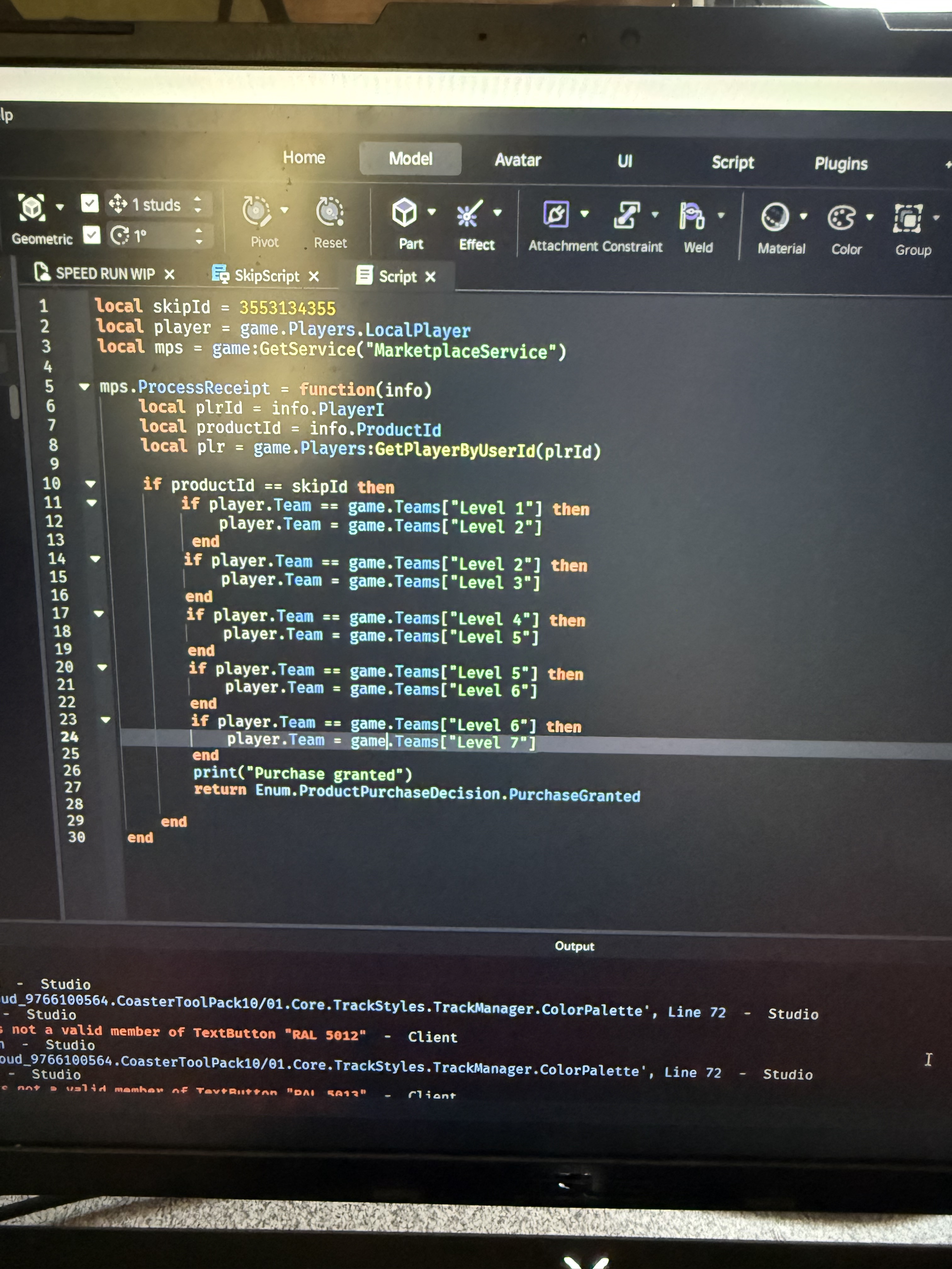 Making a Skip Stage prompt - Scripting Support - Developer Forum | Roblox
