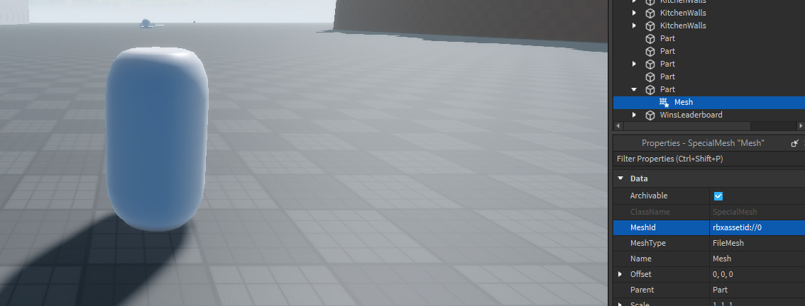 Specialmesh To Create Transparent Part Building Support Developer Specialmesh To Create Transparent Part Building Support Developer