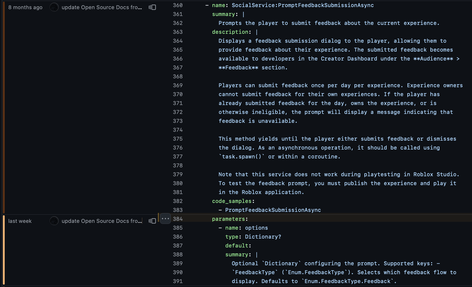 Feedback on "SocialService" - Documentation Issues - Developer Forum ...