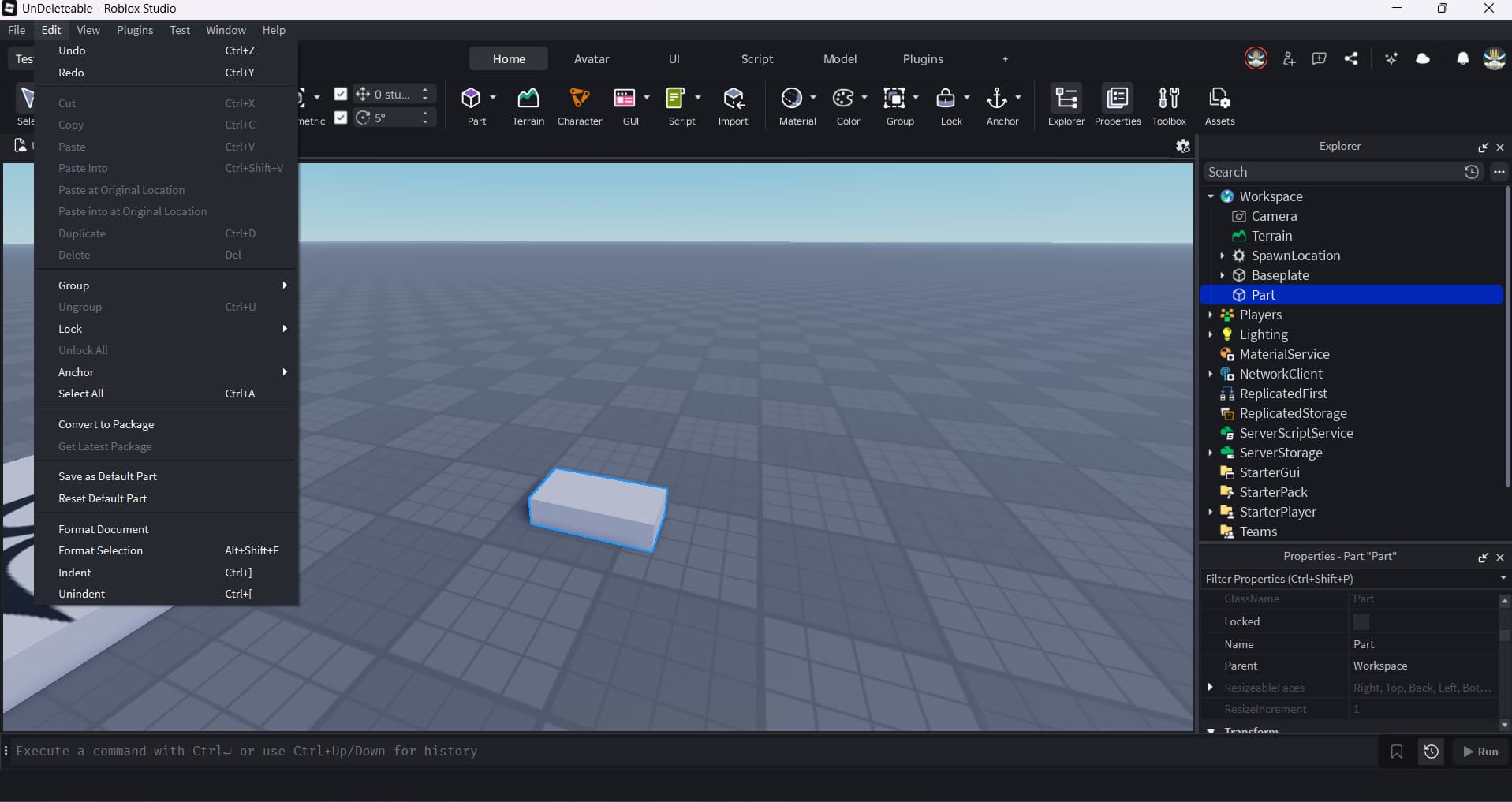 Building features greyed out - Studio Bugs - Developer Forum | Roblox