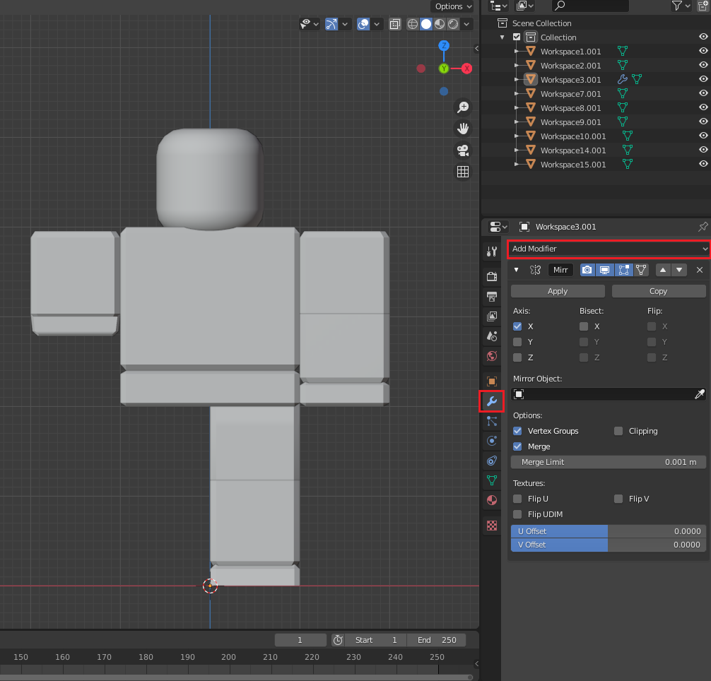 Setting up an R15 Block Rig for Modelling (Blender 2.8x+) - Community ...