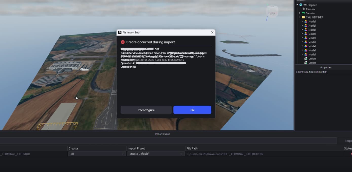 Mesh Import Error Unreadable - Studio Bugs - Developer Forum | Roblox