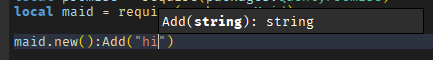 Quenty Spring Module Quenty's Maid Module but with intellisense - Community Resources ...