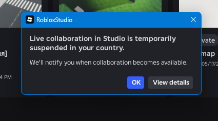 I CAN'T USE TEAM CREATE FROM RUSSIA. - Studio Bugs - Developer Forum ...