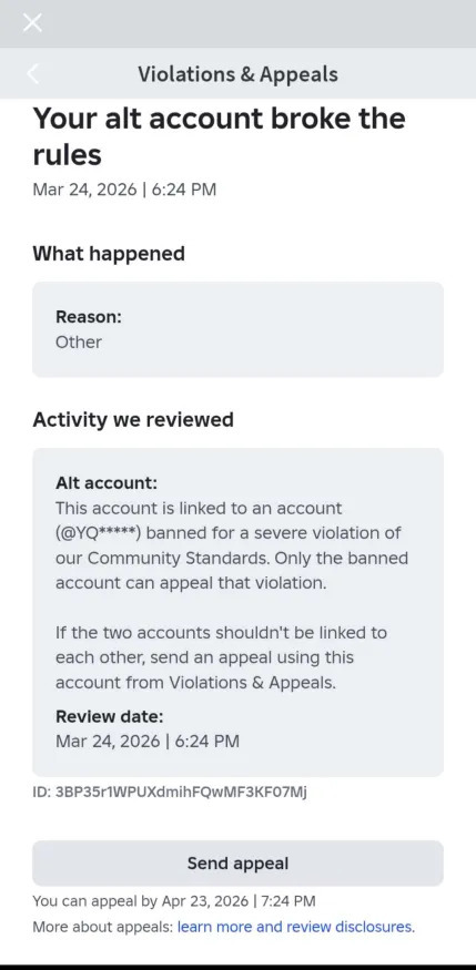 Multiple roblox accounts terminated due to enforcement ban - Platform ...