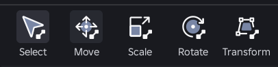 Weird issue with my select move scale rotate and transform tool ...