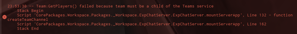 CorePackages mountServerApp error - Studio Bugs - Developer Forum | Roblox