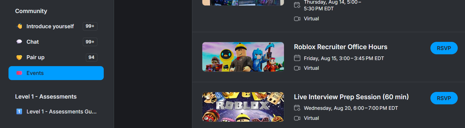 2026 Internship Program Platform Usage Support Developer Forum Roblox 
