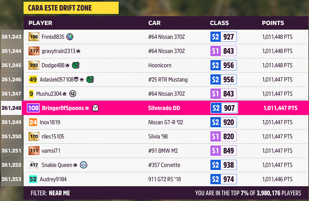 Best practice for tracking player rankings in large global leaderboards ...