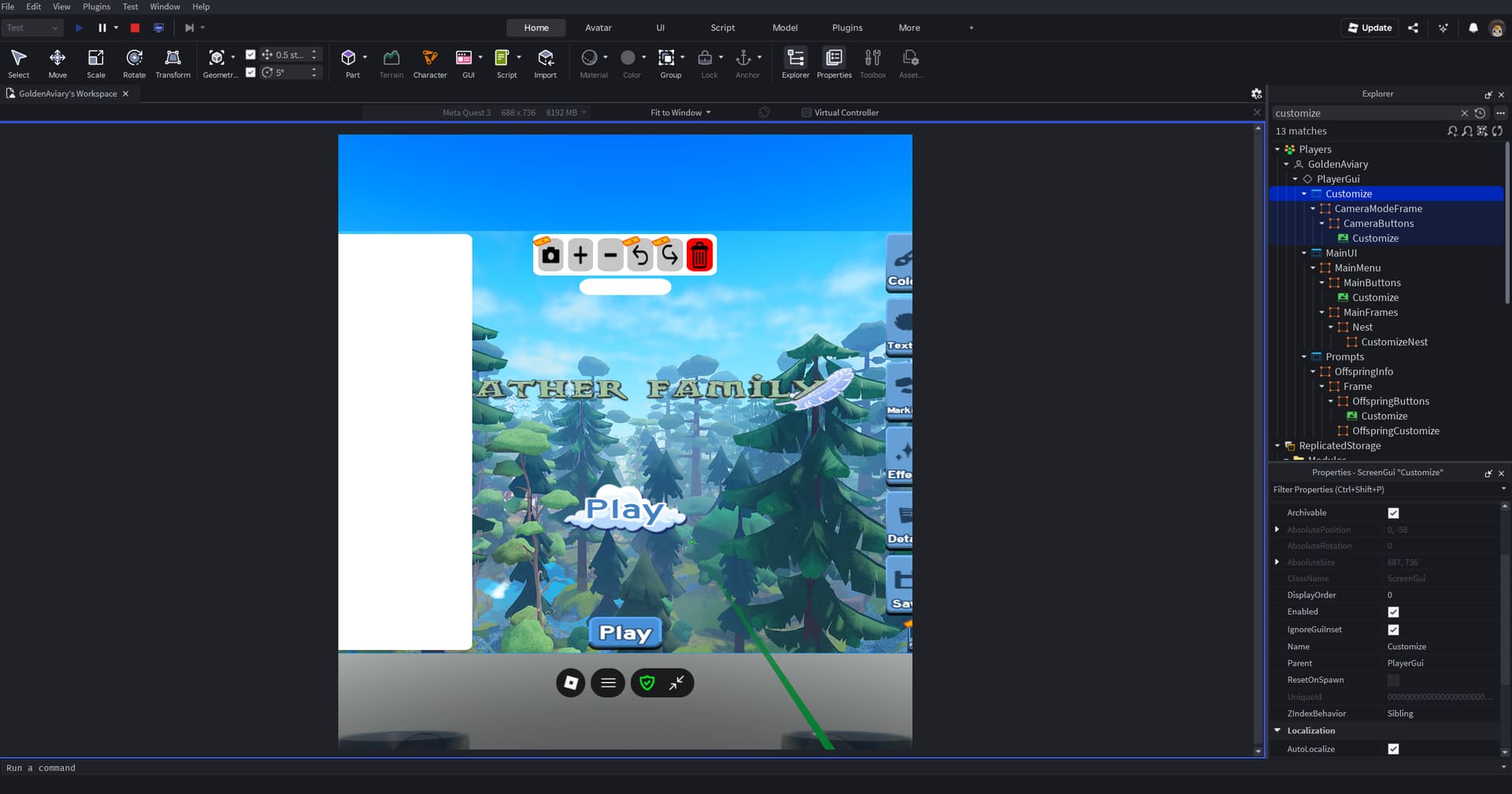 DisplayOrder of ScreenGui is not respected when playing in VR mode ...