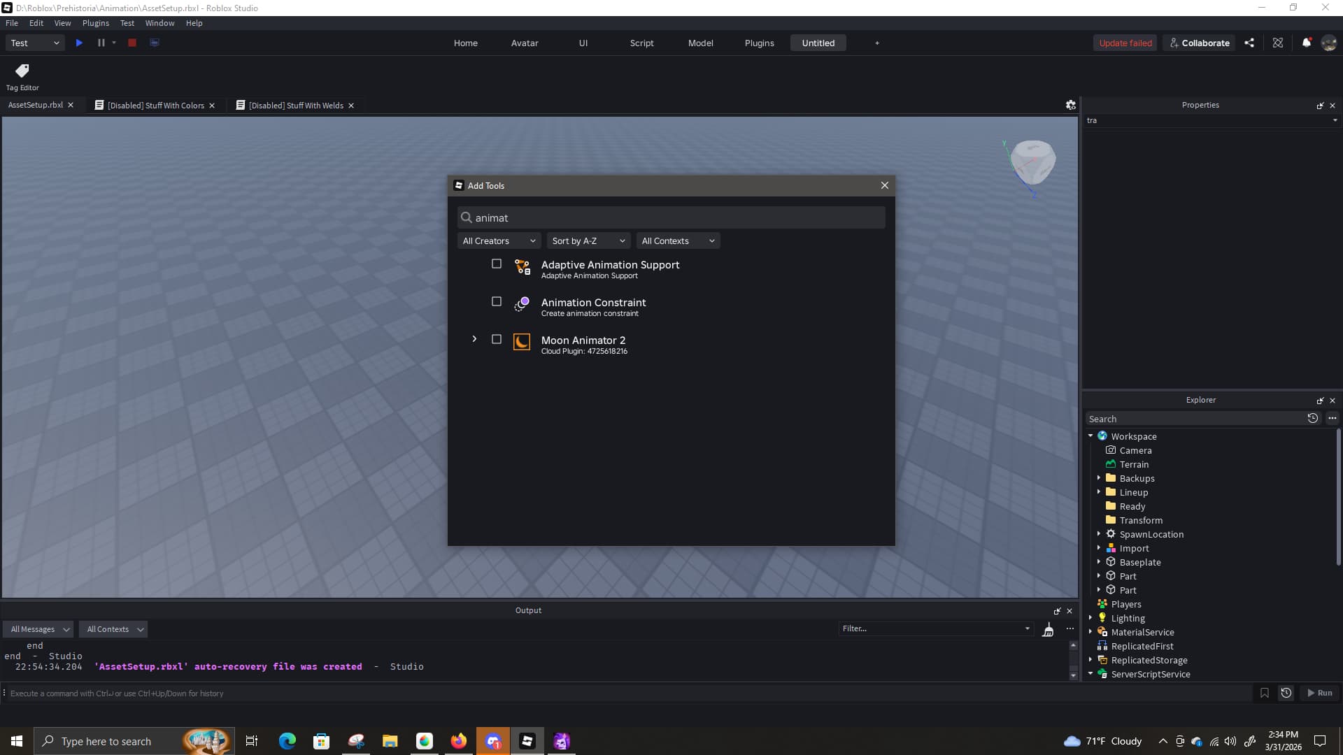 Where Is The Animator - Platform Usage Support - Developer Forum | Roblox