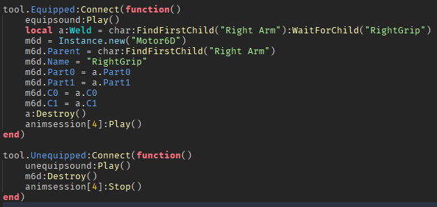 Steal Animation Animations for tools not playing for other players or server ...