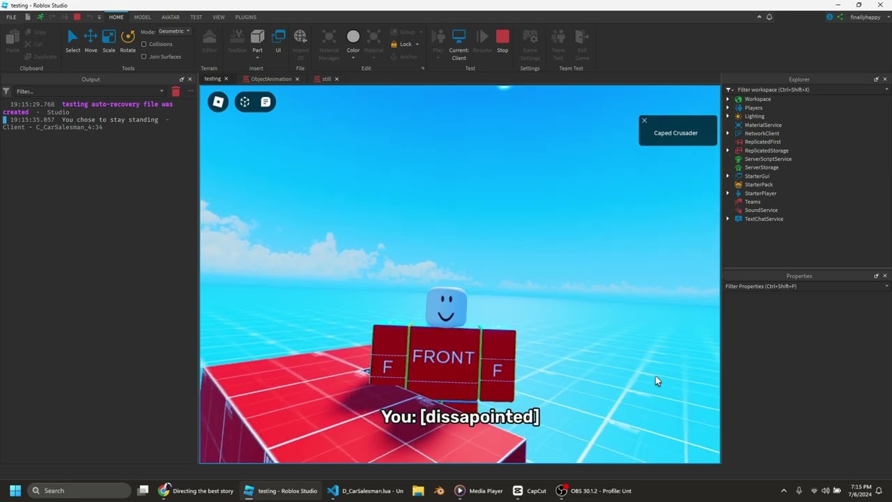 Factual Dev Rolox Developing the best story-driven rblx game ever made completely solo ...