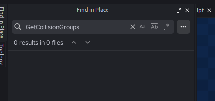 GetCollisionGroups Warning - Platform Usage Support - Developer Forum ...