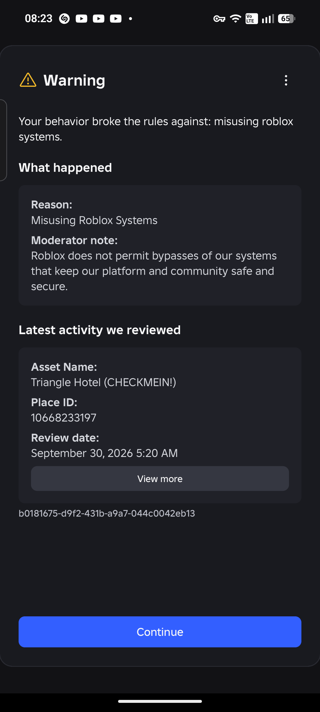 Urgent Request for Human Review — Possible TextChatService False ...