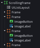UIListLayout elements are showing outside of the scrolling frame - Art ...