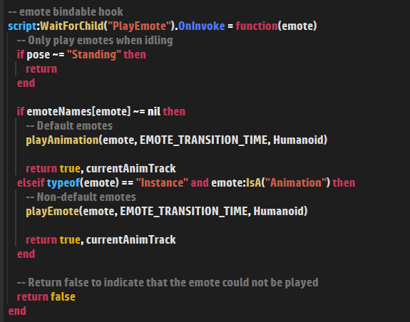 Detect when a Player Emotes (works with R6 & R15) - Community Resources ...