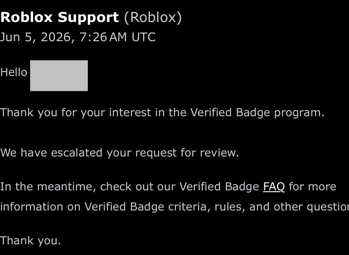 Verified badge regrant emails not receiving followup - Platform Usage ...