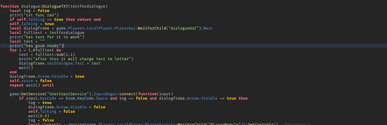 Need some ideas on how to fix this dialogue system - Scripting Support ...