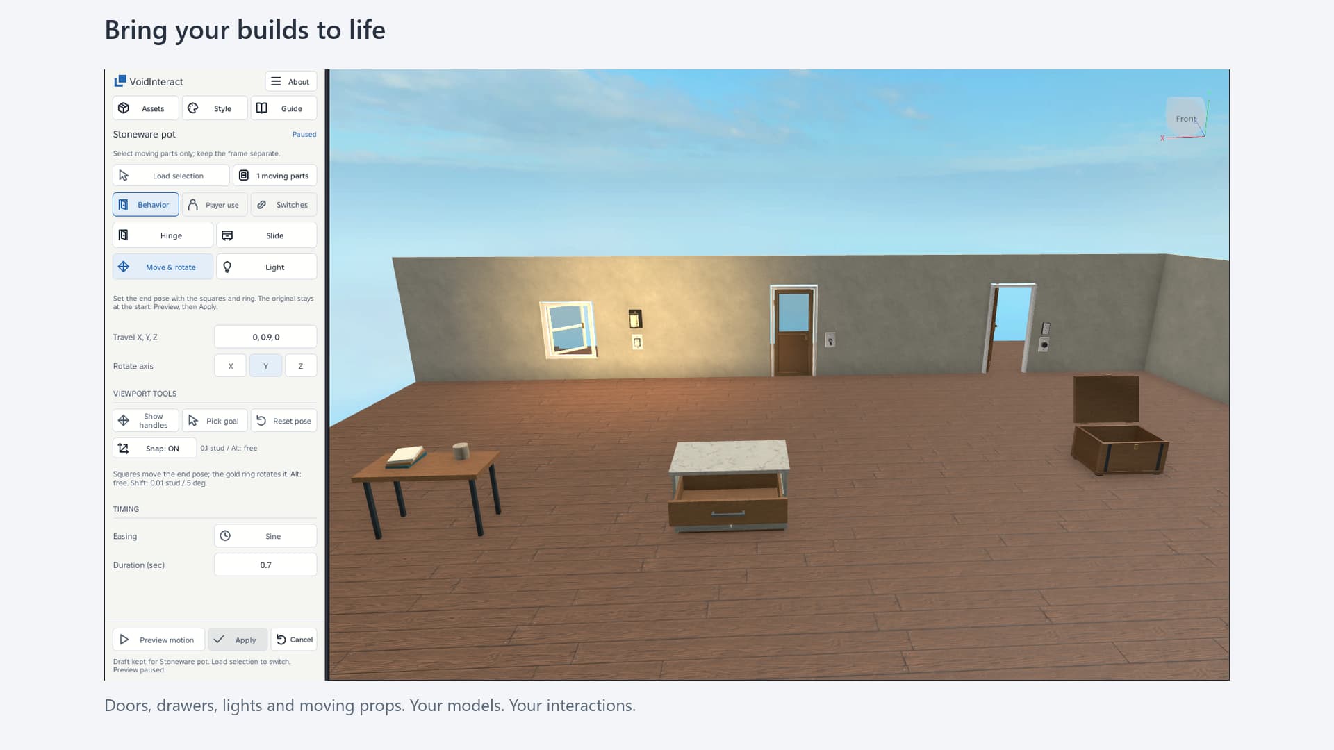[Plugin] VoidInteract v1.0.0 | Interactive Doors, Lights & Moving Props ...