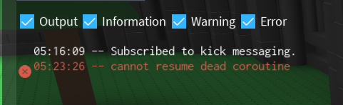 Cannot resume dead coroutine - Scripting Support - Developer Forum | Roblox