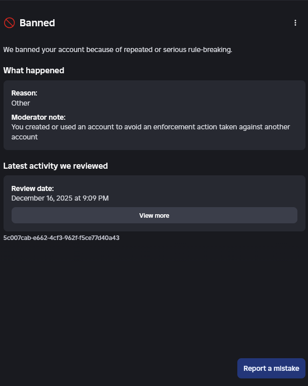 FALSE Termination, due to VPN - Platform Usage Support - Developer ...