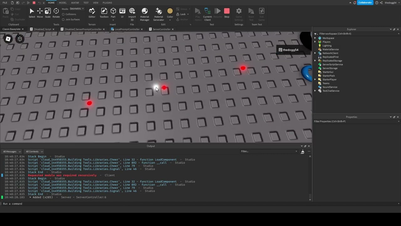 Why is my block disappearing - Scripting Support - Developer Forum | Roblox