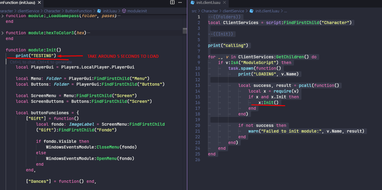 Module require take long time load - Scripting Support - Developer ...